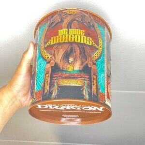 AMC How to Train Your Dragon Popcorn Tin Bucket 2025 Embossed Limited Hiccup New